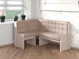 Скамья угловая Квадро / Бодега светлый/Латте