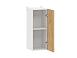 Борги 100.30 300 шкаф навесной / Белый/Дуб Крафт золотой