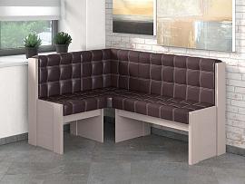 Скамья угловая Квадро / Бодега светлый/Умбер