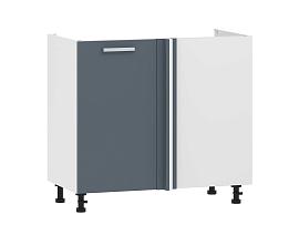 Борги 100.11 1000 тумба под мойку угловая / Белый/Маренго