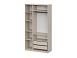 ШК 5 шкаф 1200 + полки 1 комплект + ящики 1 комплект / Меланж