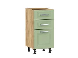 Вокс 100.06 400 тумба кухонная / Дуб крафт золотой/Фисташка