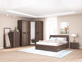 Спальня Кэт 4 вар. 3 - Венге/Кайман тёмный