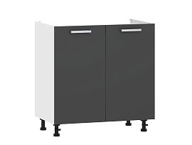 Борги 100.04 800 тумба под мойку / Белый/Антрацит