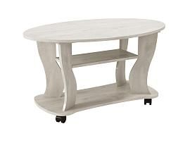 Стол журнальный Сатурн - М05 Бетон пайн белый