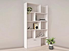 Стеллаж раздвижной - Ясень Анкор светлый