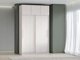 Шкаф-купе арт. 007 1,5 м антресоль / Ясень анкор светлый