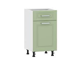 Вокс 100.08 450 тумба кухонная / Белый/Фисташка