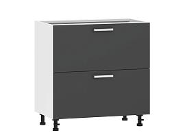 Борги 100.05 800 тумба кухонная / Белый/Антрацит