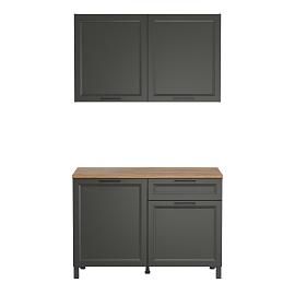 Кухня Римини 1200 диамант серый