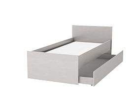 Кэт-1 кровать выкатная арт. 015 настил 0,9 - Ясень Анкор светлый