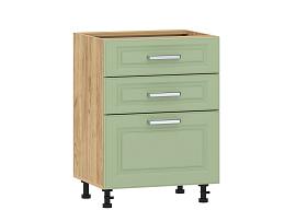 Вокс 100.06 600 тумба кухонная / Дуб крафт золотой/Фисташка