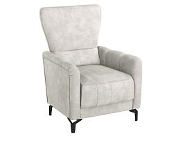 Одри кресло для отдыха - велюр Олимпия 060 серебристый серый