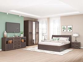 Спальня Кэт 4 вар. 2 - Венге/Кайман тёмный
