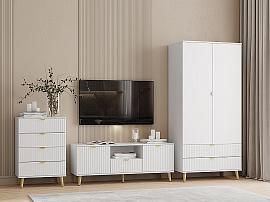 Гостиная Дакота 1 Белый / Меренга