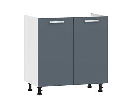 Борги 100.04 800 тумба под мойку / Белый/Маренго