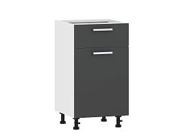 Борги 100.08 450 тумба кухонная / Белый/Антрацит