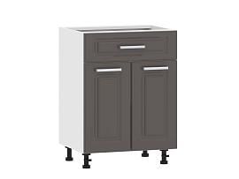 Вокс 100.09 600 тумба кухонная / Белый/Графит