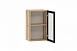 Moru шкаф навесной 100.80.450 / Дуб делано/Черный