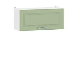 Вокс 100.38 800 шкаф навесной / Белый/Фисташка