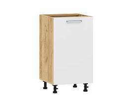 Борги 100.01 450 тумба кухонная / Дуб Крафт золотой/Белый