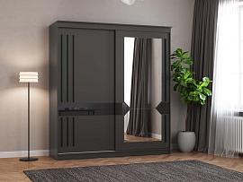 95.09 Марко шкаф-купе / Диамант серый