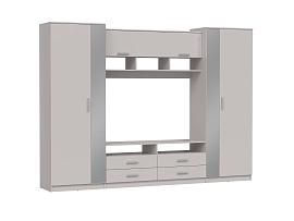 91.01 Вена шкаф многоцелевой Белый / Кашемир