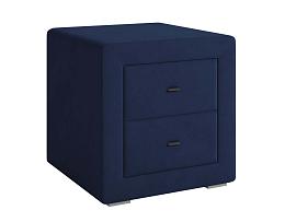 06.34-01 тумба прикроватная Гамма велюр Fresh найт блю