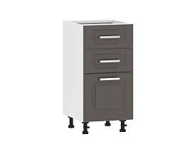 Вокс 100.06 400 тумба кухонная / Белый/Графит