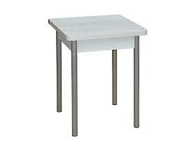 Эко 60х60 стол обеденный раскладной / бетон белый/металлик