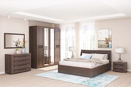 Спальня Кэт 4 вар. 1 - Венге/Кайман тёмный