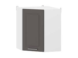 Вокс 100.34 шкаф навесной угловой / Белый/Графит