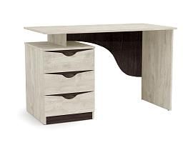 33.23 Лючия стол письменный бетон пайн белый/венге