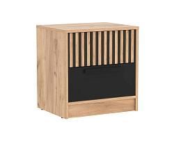 83.15 тумба прикроватная Вегас Дуб золотой / Черный