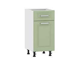 Вокс 100.08 400 тумба кухонная / Белый/Фисташка