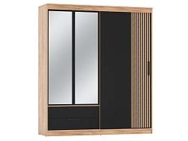 83.13 шкаф купе Вегас Дуб золотой / Черный