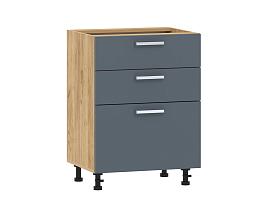 Борги 100.06 600 тумба кухонная / Дуб Крафт золотой/Маренго