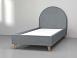 Кровать 0,8 арт.014 - Серый