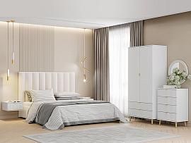 Спальня Дакота 1 Белый / Меренга