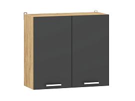 Борги 100.31 800 шкаф навесной / Дуб Крафт золотой/Антрацит