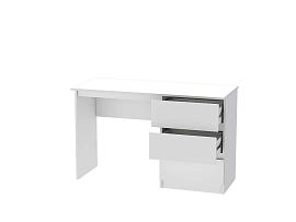 Кэт-1 стол 3 ящика - Белый