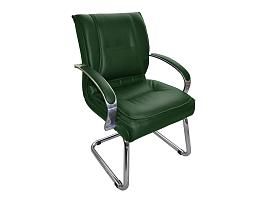 Кресло Лорд 2ХC хром к/з зеленый