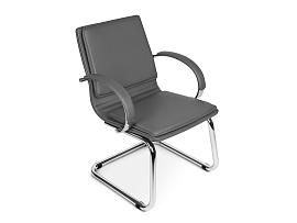 Кресло Барбара NEW 2XC к/з серый