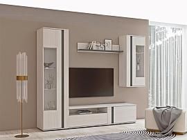 Аллегро 6 гостиная / Ясень светлый/Графит