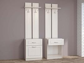 Иннэс-6 обувница с вешалкой МДФ - Бодега белая