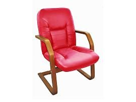 Кресло Танго 2ДС светлый орех/красный