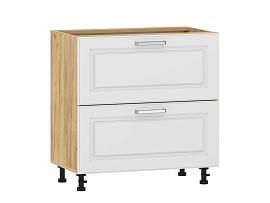 Вокс 100.05 800 тумба кухонная / Дуб крафт золотой/Меренга