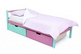 Детская кровать Бельмарко Svogen classic мятный-лаванда с ящиками