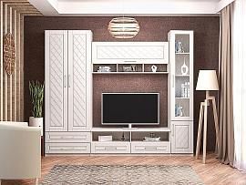 Гостиная Аллегро 9 Роммб компл. 1 / Бодега белая/Сандал белый