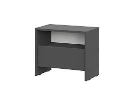 Камелия 1 тумба прикроватная (серия 2) / Графит